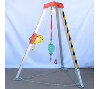 Treppiede di salvataggio per spazi ristretti e accesso a pozzi profondi, capacità di 20 m, kit di sicurezza aerea con protezione anticaduta per operazioni di soccorso di emergenza