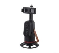 Treppiede di tracciamento automatico del viso con rotazione a 360 per registrazione video smartphone Live Streaming compatibile con dispositivi 65 90 mm Nessuna app richiesta (Q03No luci)