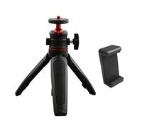Treppiede estensibile con clip per telefono per fotografia di viaggio portatile da tavolo treppiede per telefono portatile rotante allungabile