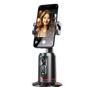 Treppiede Face Tracking Auto 360° Girevole Face Tracker Porta Cellulare Vlog AI