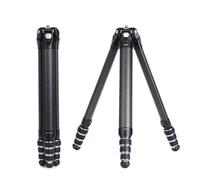 Treppiede Falcam TreeRoot F38 Pro in fibra di carbonio, 155 cm, blocco rapido, carico 5 kg, interfacce F22, vite 1/4", fori per tracolla per fotocamere DSLR, mirrorless e video (R140T)