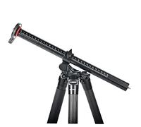 Treppiede flessibile in alluminio JUSINO TAS-284F con colonna centrale orientabile e inclinabile, testa a sfera BT-60