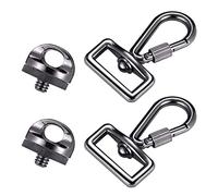 Treppiede fotocamera 1/4 "Vite di Collegamento Adattatore Moschettone Gancio Rapido Sgancio Set Per DSLR Tracolla Cintura