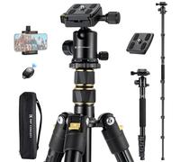 Treppiede Fotocamera 184cm Treppiede Monopiede Capacità di carico 10kg con Testa