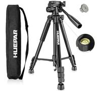 Treppiede in alluminio per livella laser Huepar da 1.46m, livella a bolla integrata, attacco vite da 1/4 di pollice e dado adattatore UNF da 5/8 di pollice, incluso custodia da trasporto-TPD14B