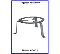 Treppiede in Ferro Circolare per Camino Fuoco Treppiedi Tondo in Varie Misure