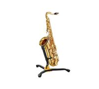 Treppiede in ferro per sassofono, treppiede portatile, staffa telescopica pieghevole, adatto per sassofono contralto/tenore, facile da installare, staffa telescopica pieghevole verticale