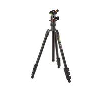 Treppiede in lega di magnesio a 3 zampe Patti Flip Lock e testa a sfera per treppiede nera