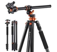 Treppiede K&F CONCEPT T254A7-BH-28L alluminio e carbonio 2,3m monopiede rimovibile