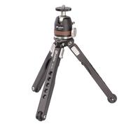 Treppiede Leofoto MT-03 Pocket Mini con testa MBH-19 alluminio CNC 15kg