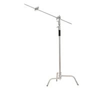 Treppiede luce professionale per studio e trasmissioni live 1,5 m 3,3 m alluminio, ferro, acciaio inossidabile, argento, portata 20 kg