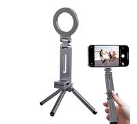 Treppiede Magnetico per Cellulare - Mini Treppiede in Alluminio per Telefono | Supporto Regolabile per Palestra Viaggi Casa e Attività Sportive