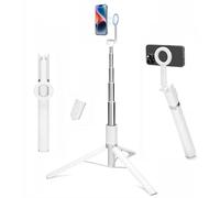 Treppiede magnetico per iPhone da 65 pollici con telecomando, treppiede per selfie stick, treppiede magnetico per telefono cellulare per TikTok/Vlog/registrazione video, compatibile con iPhone e