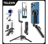 Treppiede magnetico per selfie stick TELESIN con telecomando per cellulare per iPhone 16 15 14 13 12 Pro Max per HUAWEI XIAOMI SAMSUNG