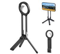 Treppiede magnetico per telefono, mini treppiede portatile, magnete forte, montaggio rapido, mini treppiedi pieghevole tascabile per telefoni cellulari, adatto per vlog, accessori essenziali da