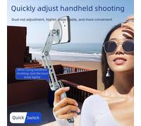 Treppiede Magnetico per Telefono Supporto Portatile Regolabile con Rotazione 360