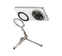 Treppiede Magnetico - Supporto Portatile Pieghievole Mini Per Smartphone - Cavalletto per Cellulare - Per Uomini Donne Viaggio Palestra Allenamento Casa Scrivania Vlogging Riprese