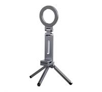 Treppiede magnetico tascabile pieghevole compatibile con Magsafe, mini treppiede per telefono cellulare, supporto da scrivania per smartphone, supporto da viaggio tutto in uno
