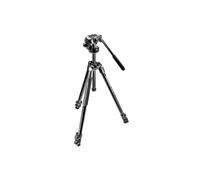 Treppiede Manfrotto 290 Xtra in alluminio a 3 sezioni con testa micro fluida 128RC e sgancio rapido