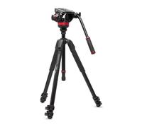 Treppiede Manfrotto MVK502055XPRO3V in alluminio con testa fluida e base piatta