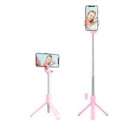 Treppiede mobile con otturatore - Asta per selfie wireless remota, estensione telescopica, treppiede pieghevole per telefono, stabilizzatore leggero e regolabile, treppiede compatto per registrazioni