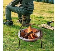 Treppiede per braciere da campeggio per pentola calda, camper,