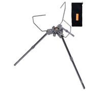 Treppiede per fornello da campeggio, supporto per fornello da esterno | di supporto per stufa in acciaio inossidabile,Supporto per bruciatore ad altezza regolabile per picnic, barbecue, campeggio,