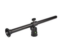 Treppiede per fotocamera, braccio centrale in lega di alluminio, per scatti sopra la testa, braccio di prolunga con sistema di bloccaggio, girevole a 360°, colonna centrale girevole