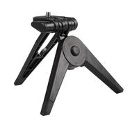 Treppiede per fotocamera e telefono con rotazione a 180 ° pieghevole design portatile base stabile per la registrazione video fotografia treppiede per fotocamera compatta