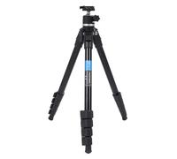 Treppiede per Fotocamera, Treppiedi DSLR da Viaggio Regolabili in Altezza a 5 Sezioni con Testa a Sfera a 360°, capacità di Carico di 5 Kg, Treppiede Pieghevole Leggero con Asse