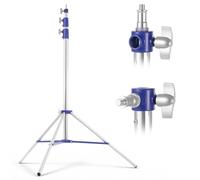 Treppiede per fotografia, resistente, con adattatore a vite da 1/4" a 3/8" per stroboscopio, luce video a LED, luce ad anello, monolight, softbox