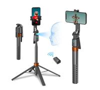 Treppiede per iPhone con tracciamento automatico del viso, 177,8 cm di altezza, con telecomando e controllo dei gesti, treppiede per selfie stick per registrazione video, streaming live TikTok e