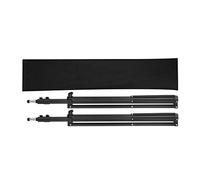 Treppiede per lampada 2 pezzi altezza 78-210 cm in alluminio - Stabile treppiede per studio, fotografia e video - Leggero e durevole per un'illuminazione perfetta