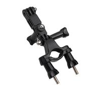 Treppiede per manubrio e reggisella per action camera, compatibile con Hero 11/10/9/8/7/6/5/4, Xiaomi, Sjcam, DJI, costruzione ABS, compatto, 10,5 x 6,5 x 3,5 cm, nero