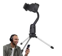 Treppiede per piede, supporto per treppiede | piedino per telefono regolabile con clip,Supporto per telefono leggero per canto, scena, riunione, prestazioni