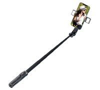 Treppiede per selfie stick - Bastoncini estensibili in alluminio con supporto a 4 punti, treppiede per cellulare e fotocamera | Supporto Tripphy con Ruta Wireless Recharg