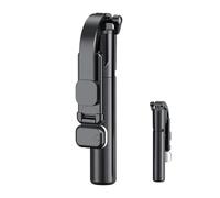 Treppiede per selfie stick estensibile, bastone per selfie per cellulare - Supporto per treppiede per selfie stick lungo estensibile - Selfie Stick da viaggio per selfie di gruppo, streaming live, reg