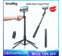 Treppiede per selfie stick SmallRig PT60 con telecomando 4 gambe 360 ° Maniglia supporto regolabile per iPhone per action camera 4668