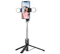Treppiede Per Selfie, Supporto Per Treppiede Per Cellulare, Otturatore Remoto Senza Fili, Treppiede Telescopico Per Cellulare, Selfie Asta Telecomando Per Telefono Por