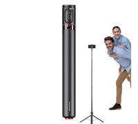 Treppiede per selfie - Telecomando wireless per foto a mani libere, supporto estensibile con supporto regolabile per telefono per cucinare, treppiede per viaggi pendolari, formato tascabile, 101 cm
