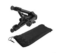 Treppiede per strumenti di misurazione, asta di sollevamento in lega di alluminio con regolazione telescopica dell'altezza da 0,4 a 1,56 m, piedini antiscivolo, compatibile con livelli al 99% (1,04 m)