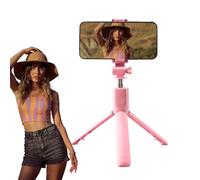 Treppiede per telefono allungabile: padroneggia la tua creazione di contenuti, supporto portatile per smartphone con telecomando senza fili, impugnatura in antiscivolo + vite universale da 1/4