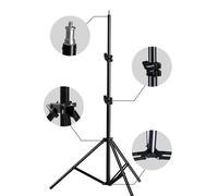 Treppiede per telefono cellulare Selfie Stick Supporto per luce regolabile Testa a vite 1/4 per flash da studio fotografico Softbox fotografico