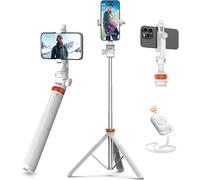 Treppiede per telefono da 62 pollici con telecomando Bluetooth, bastone per selfie estensibile e treppiede da viaggio per smartphone