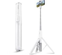 Treppiede per telefono da 68", leggero, tutto in uno, selfie stick integrato con telecomando wireless, compatibile con tutti i cellulari.