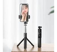Treppiede per Telefono e Bastone per Selfie, Supporto per Treppiede Estensibile con Telecomando Wireless, Treppiede da Viaggio Leggero per IOS per Android, per Selfie