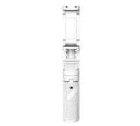 Treppiede per telefono integrato, bastone per selfie regolabile a 360°, design leggero e portatile, treppiede multifunzione per smartphone, (robusto) per fotografia, videografia (nero/bianco)