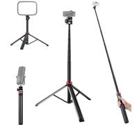 Treppiede per webcam da 203 cm, compatibile con webcam Elgato Facecam 4K | Treppiede da pavimento per webcam Elgato Facecam 4K, MK.2, Neo Webcam/Key Light, Key Light Neo, Ring Light/Wave 3 DX Mic