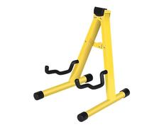 Treppiede pieghevole per chitarra a corda, leggero, portatile, per basso, violoncello (giallo)