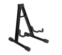 Treppiede pieghevole per chitarra a corda, leggero, portatile, per basso, violoncello (nero)